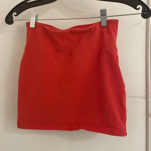 Red Tna Mini Skirt